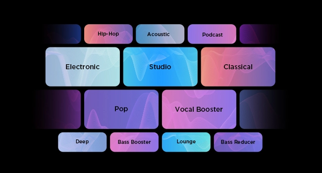 12 STUDIO-GRADE EQ PRESETS