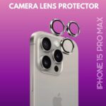 Apple Iphone Camera Protectors For iPhone 15 Pro / 15 Pro Max
