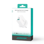 JOYROOM 20W Dual-Port (A+C) Charger & C to Lightning Cable COMBO