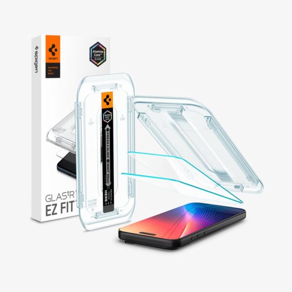 Spigen GLAStR EZ FIT HD for iPhone 17 PRO MAX Premium Tempered Glass with Auto Align technology - 1 PACK